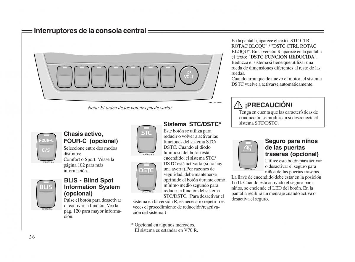 Volvo V70 II 2 manual del propietario / page 37