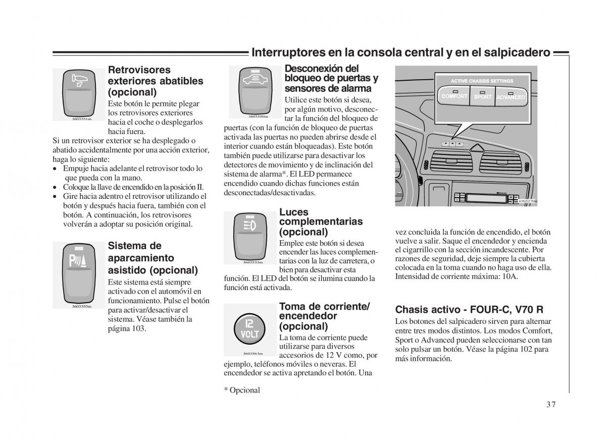 Volvo V70 II 2 manual del propietario / page 38