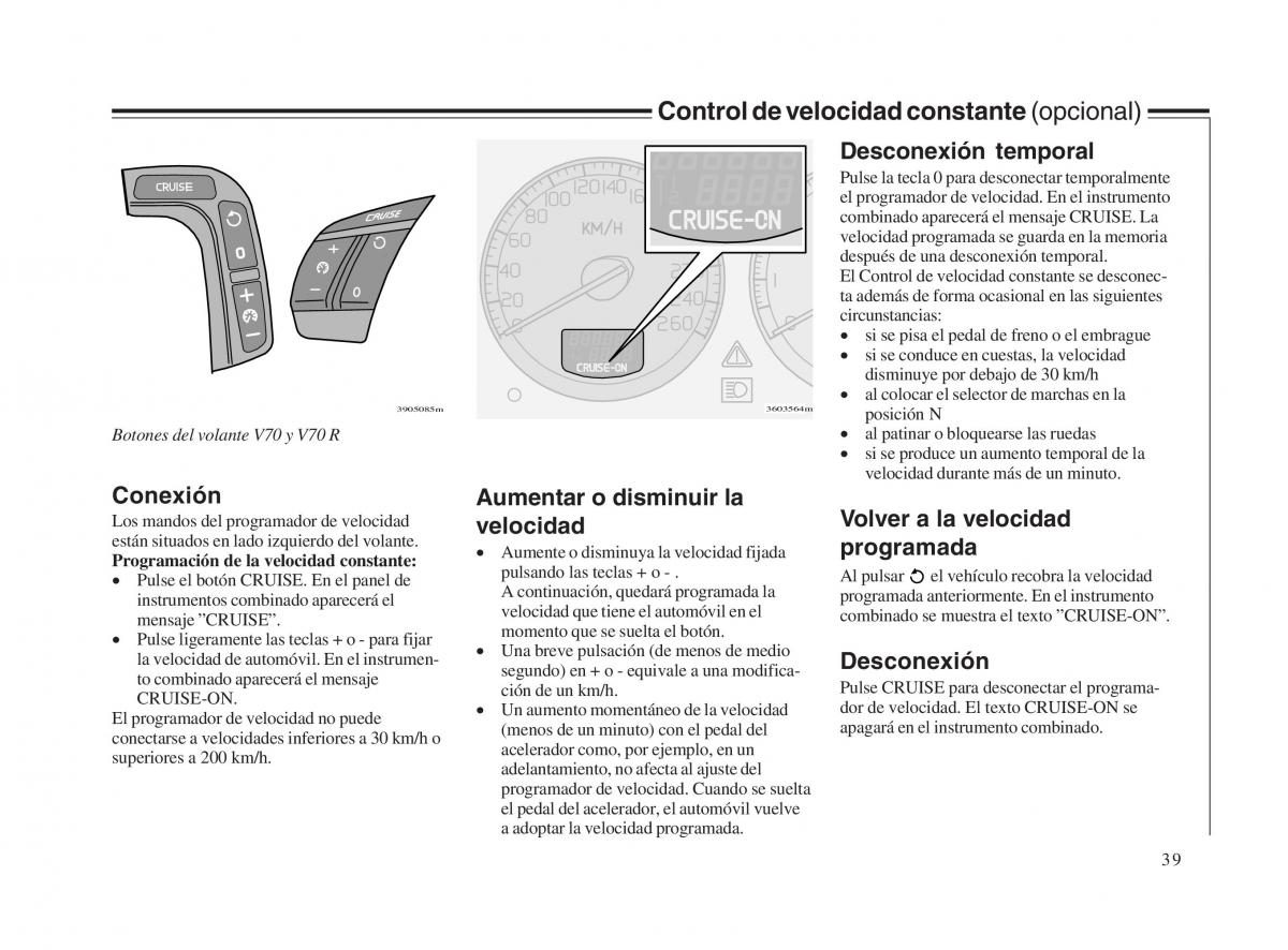 Volvo V70 II 2 manual del propietario / page 40