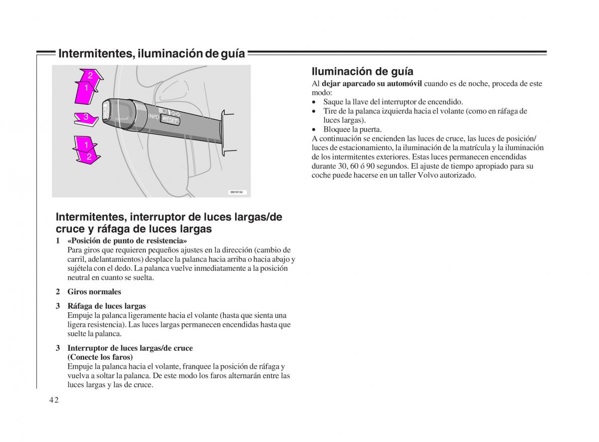 Volvo V70 II 2 manual del propietario / page 43