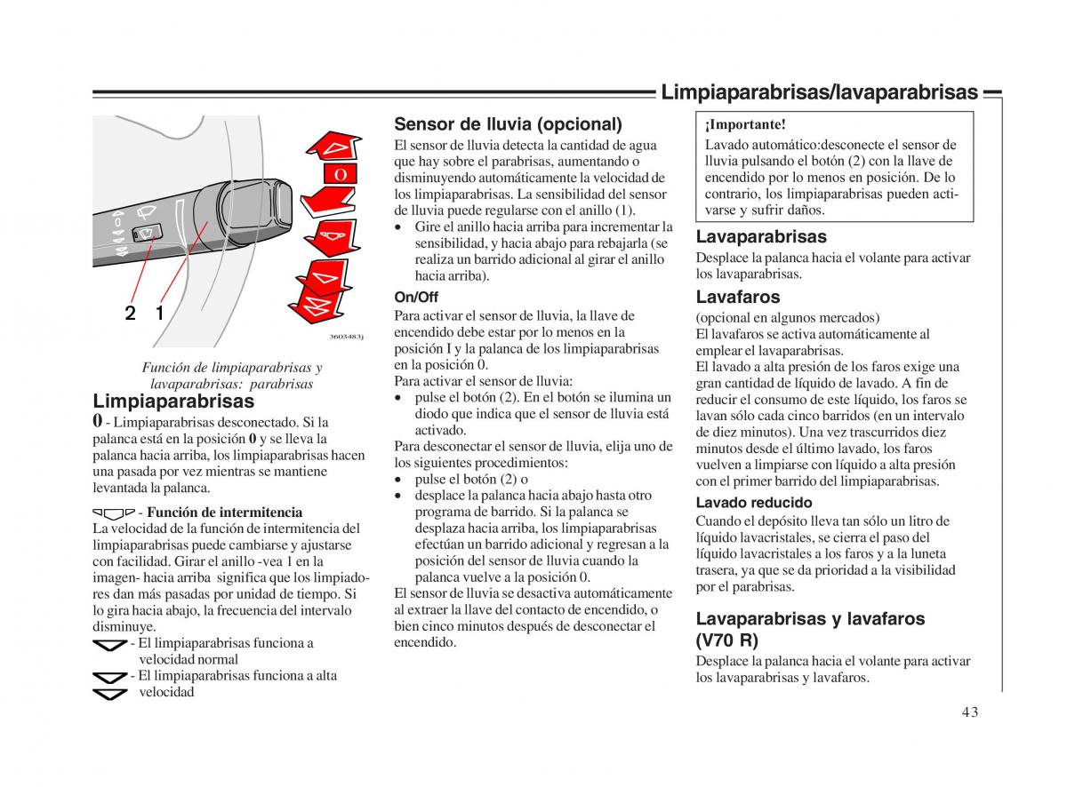 Volvo V70 II 2 manual del propietario / page 44