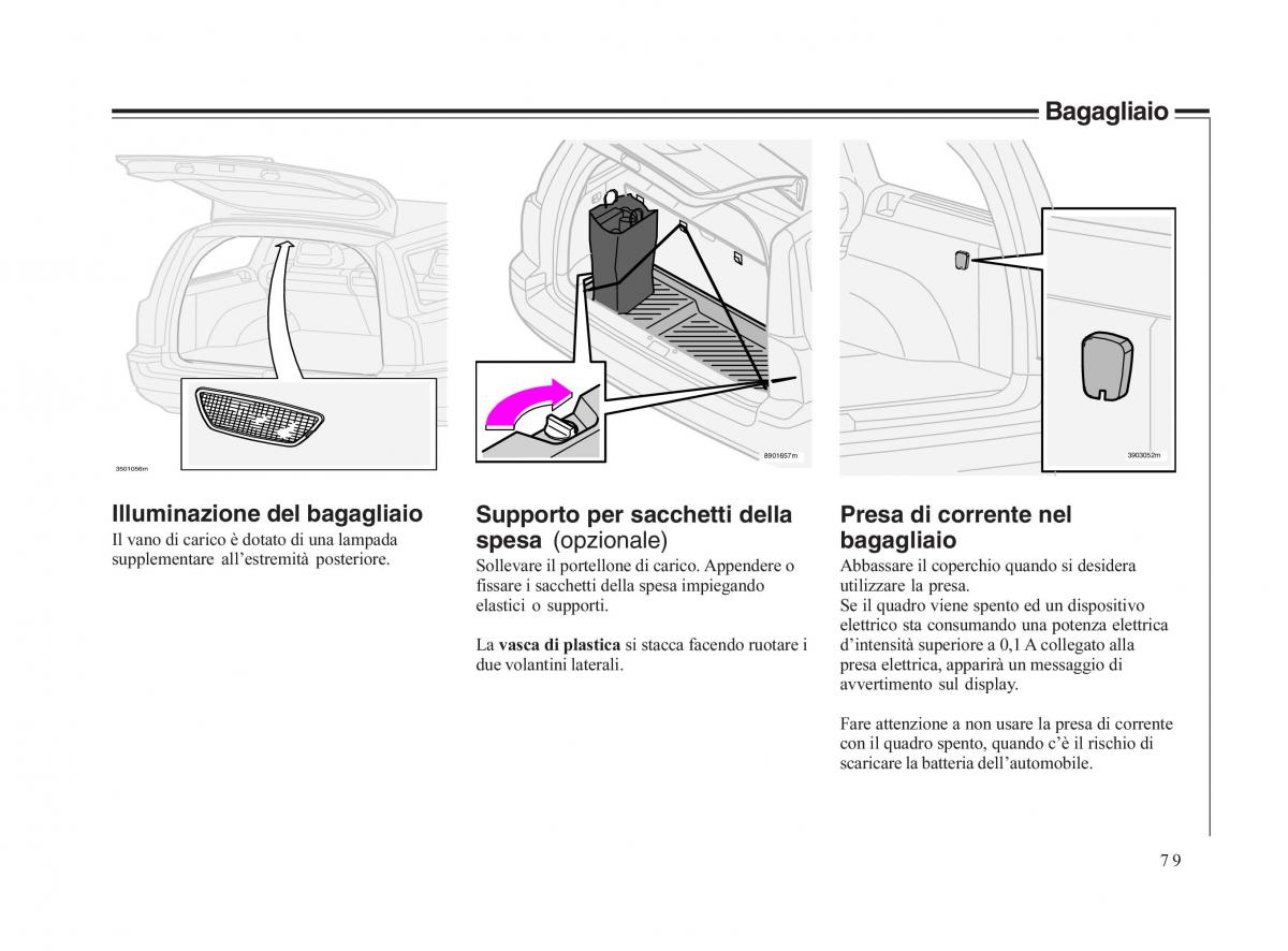 Volvo V70 II 2 manuale del proprietario / page 80