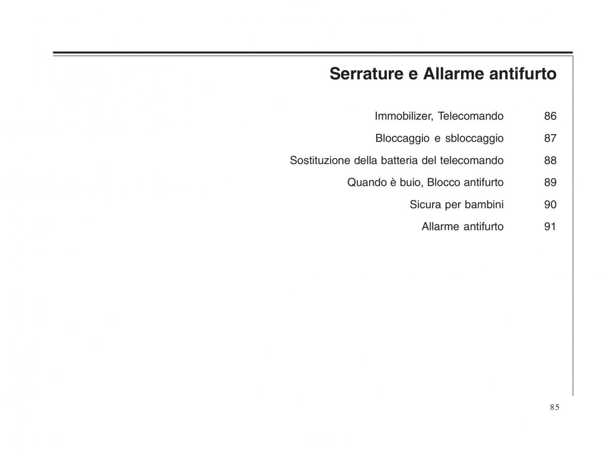 Volvo V70 II 2 manuale del proprietario / page 86