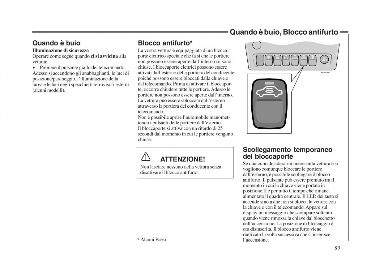 Volvo V70 II 2 manuale del proprietario / page 90