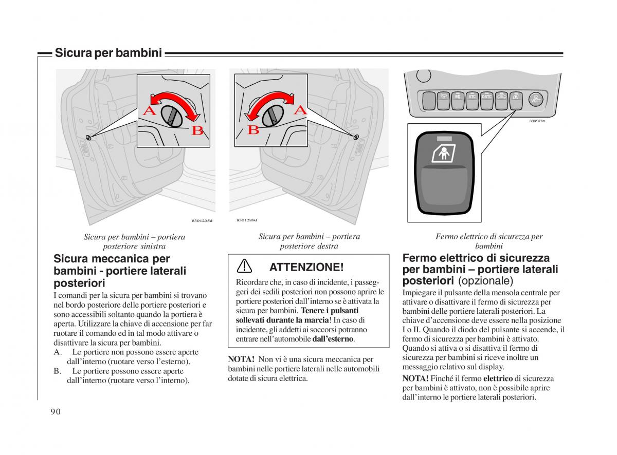 Volvo V70 II 2 manuale del proprietario / page 91