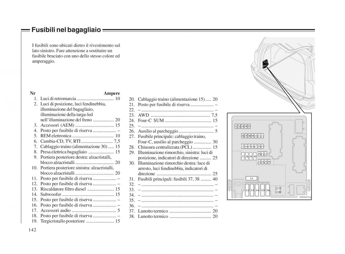 Volvo V70 II 2 manuale del proprietario / page 143