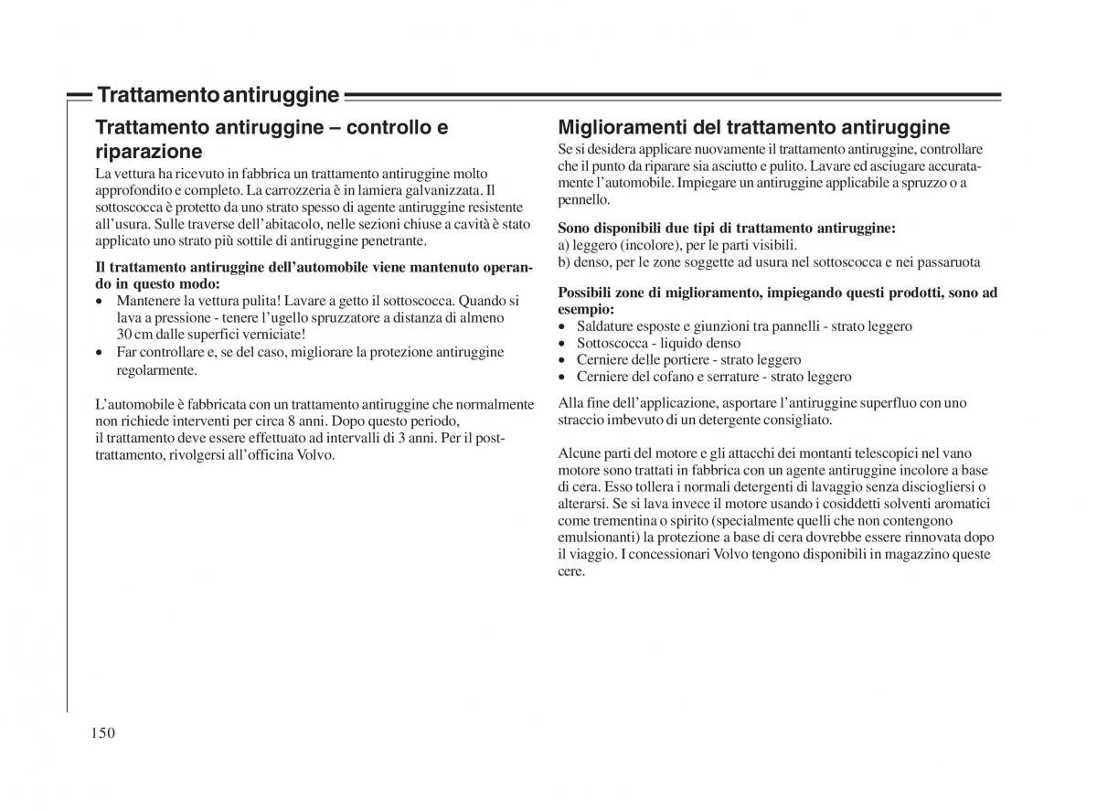 Volvo V70 II 2 manuale del proprietario / page 151