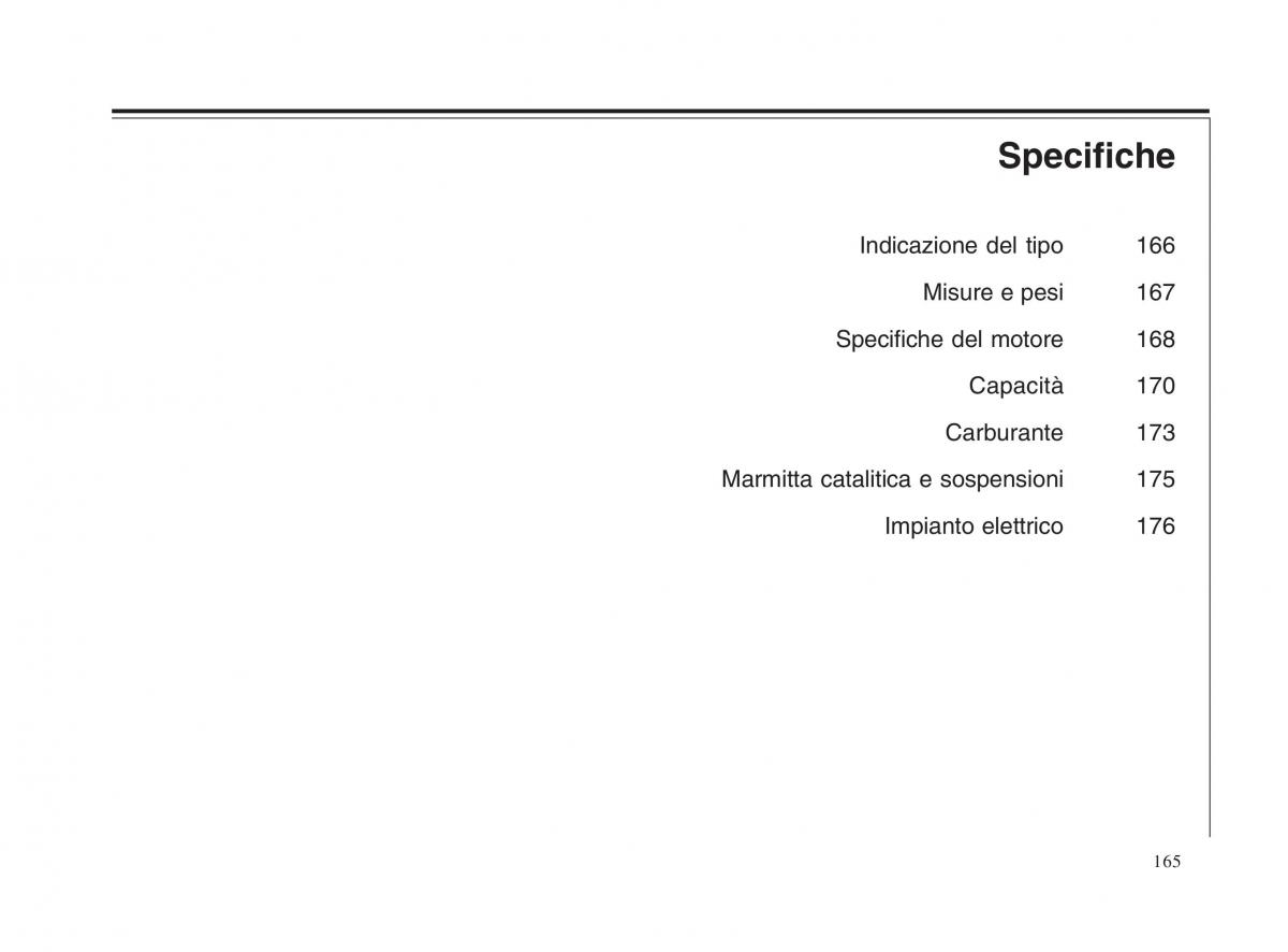 Volvo V70 II 2 manuale del proprietario / page 166