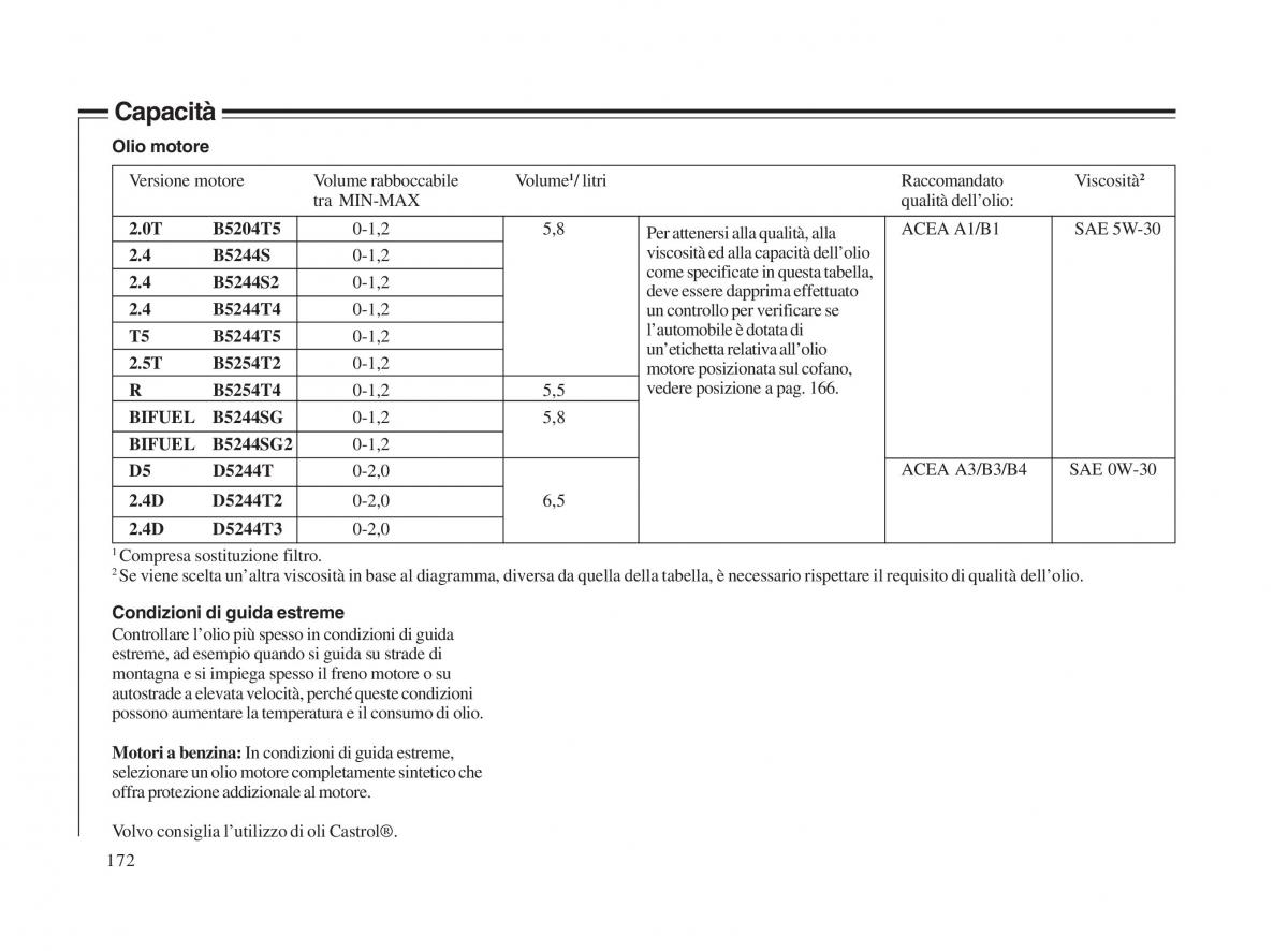 Volvo V70 II 2 manuale del proprietario / page 173