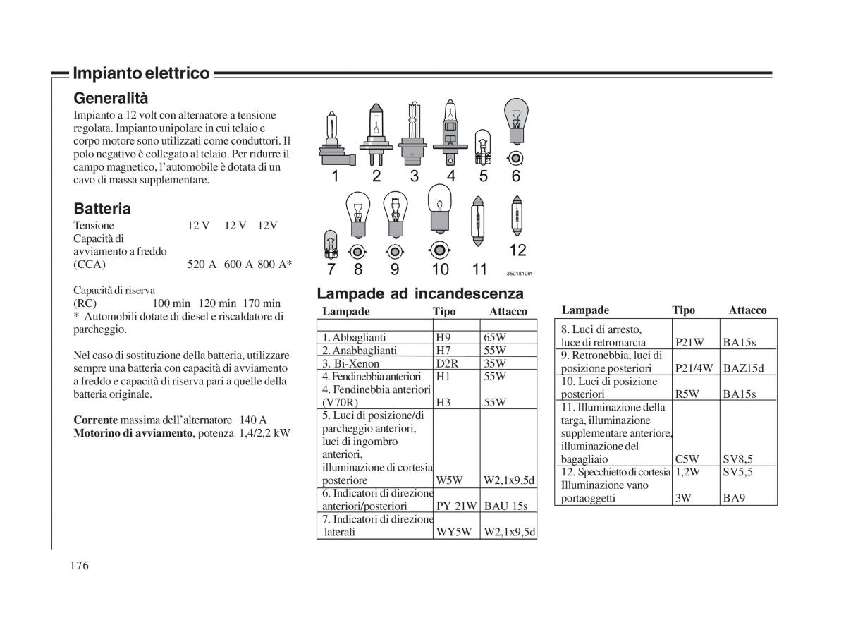 Volvo V70 II 2 manuale del proprietario / page 177