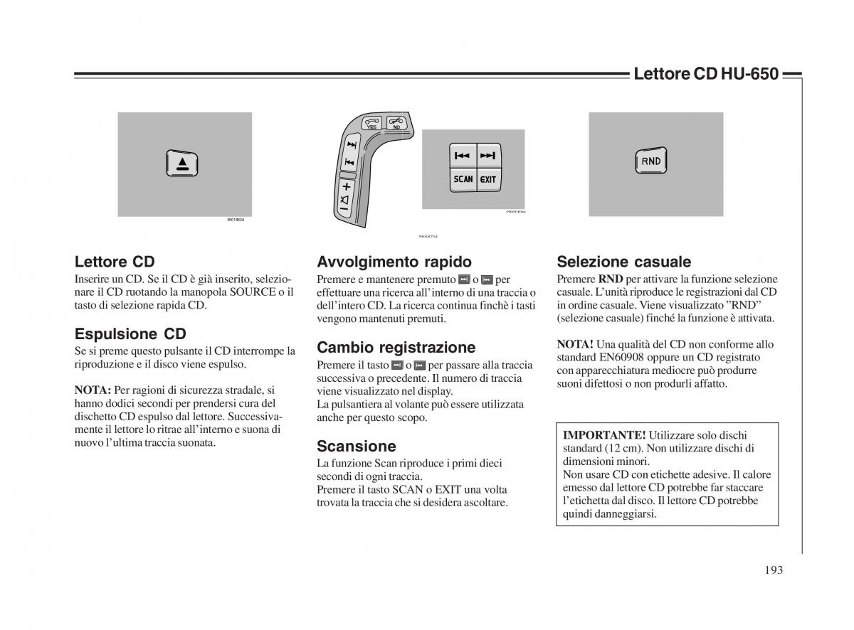 Volvo V70 II 2 manuale del proprietario / page 194