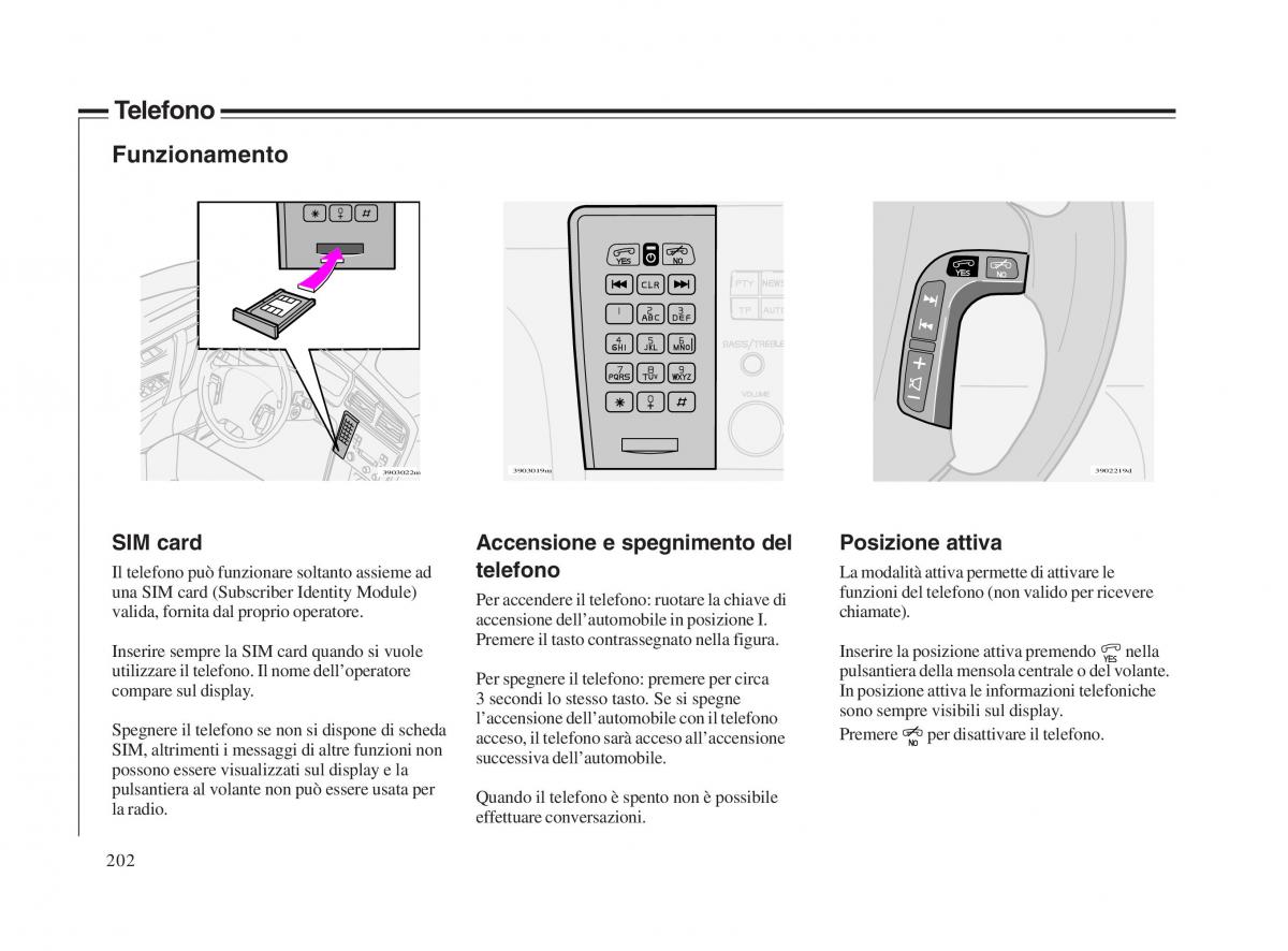 Volvo V70 II 2 manuale del proprietario / page 203