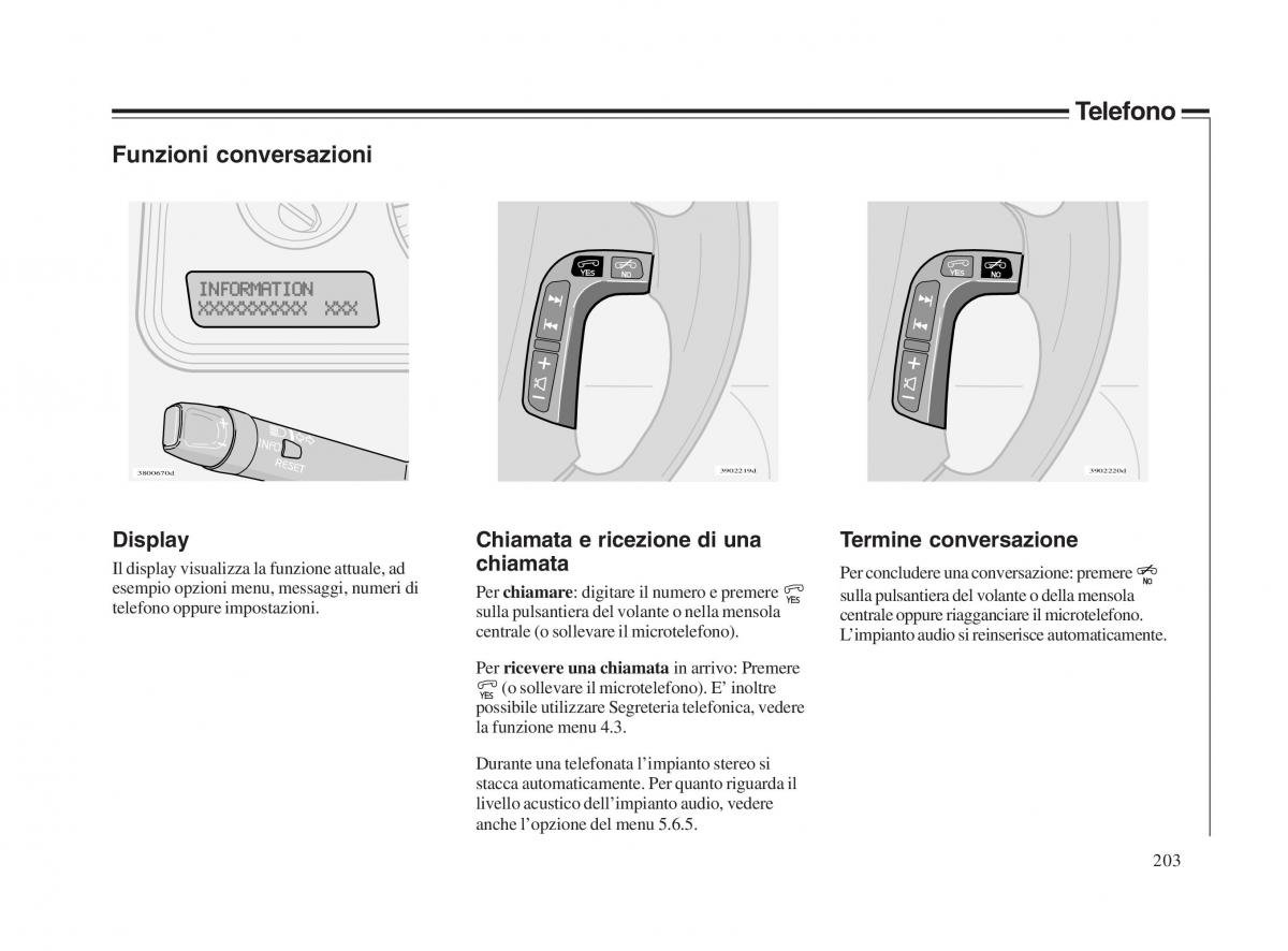 Volvo V70 II 2 manuale del proprietario / page 204