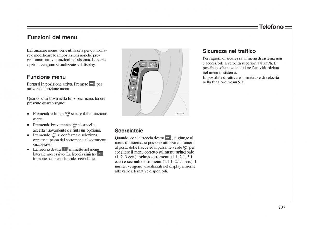 Volvo V70 II 2 manuale del proprietario / page 208