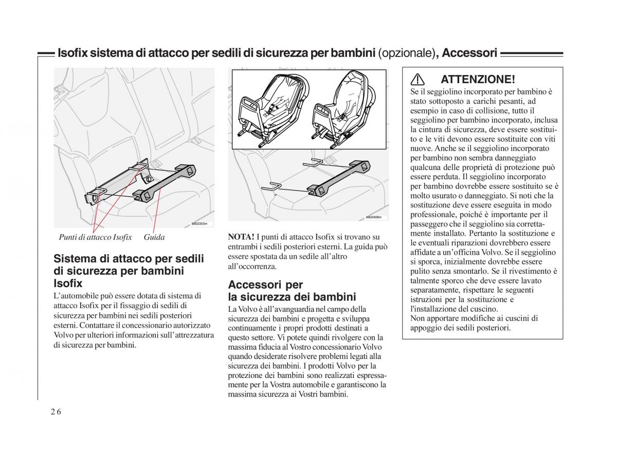 Volvo V70 II 2 manuale del proprietario / page 27