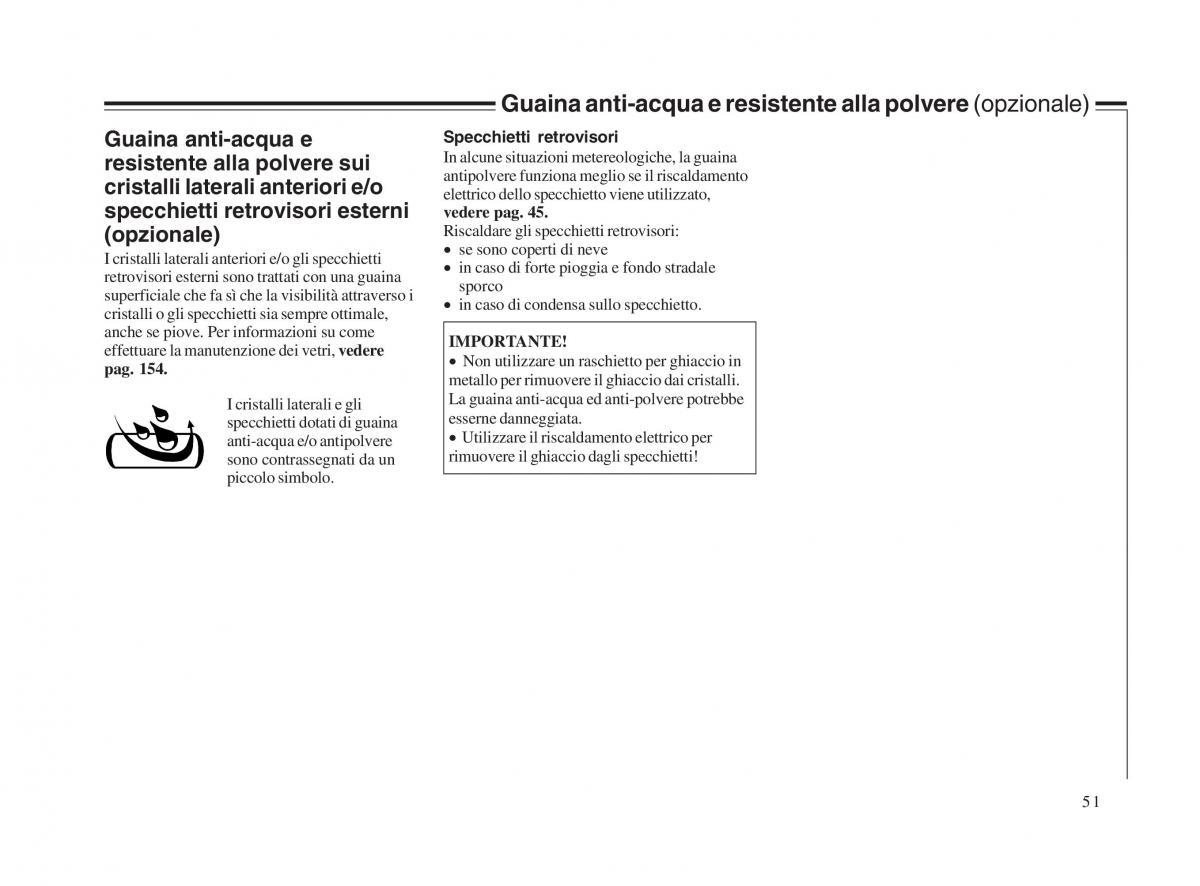 Volvo V70 II 2 manuale del proprietario / page 52