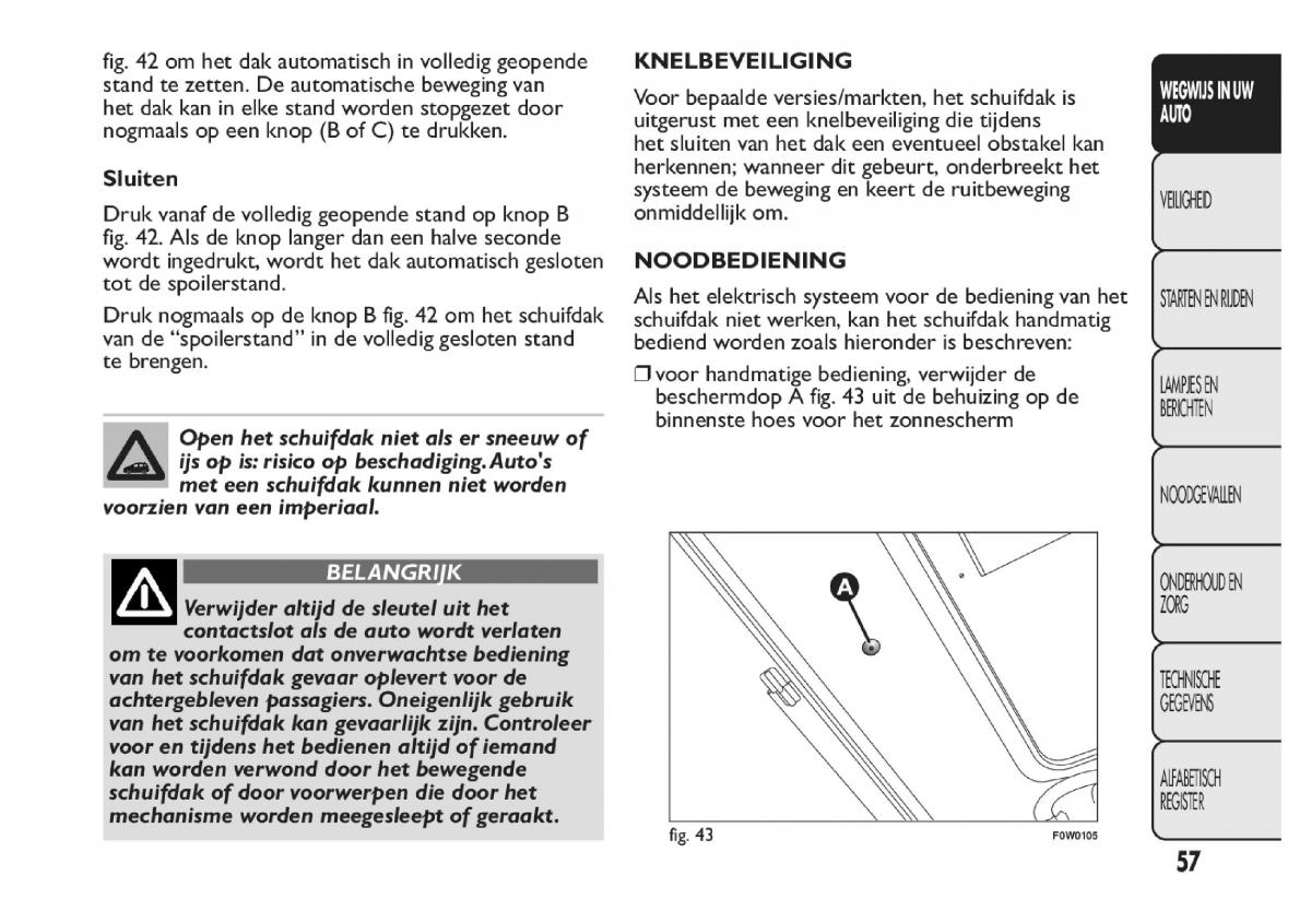 Fiat Panda III 3 handleiding / page 63