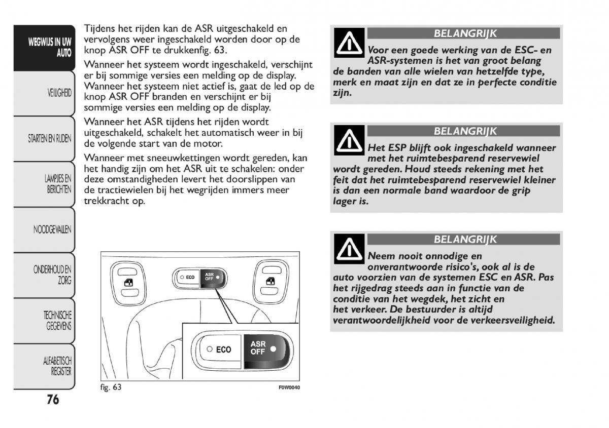 Fiat Panda III 3 handleiding / page 82