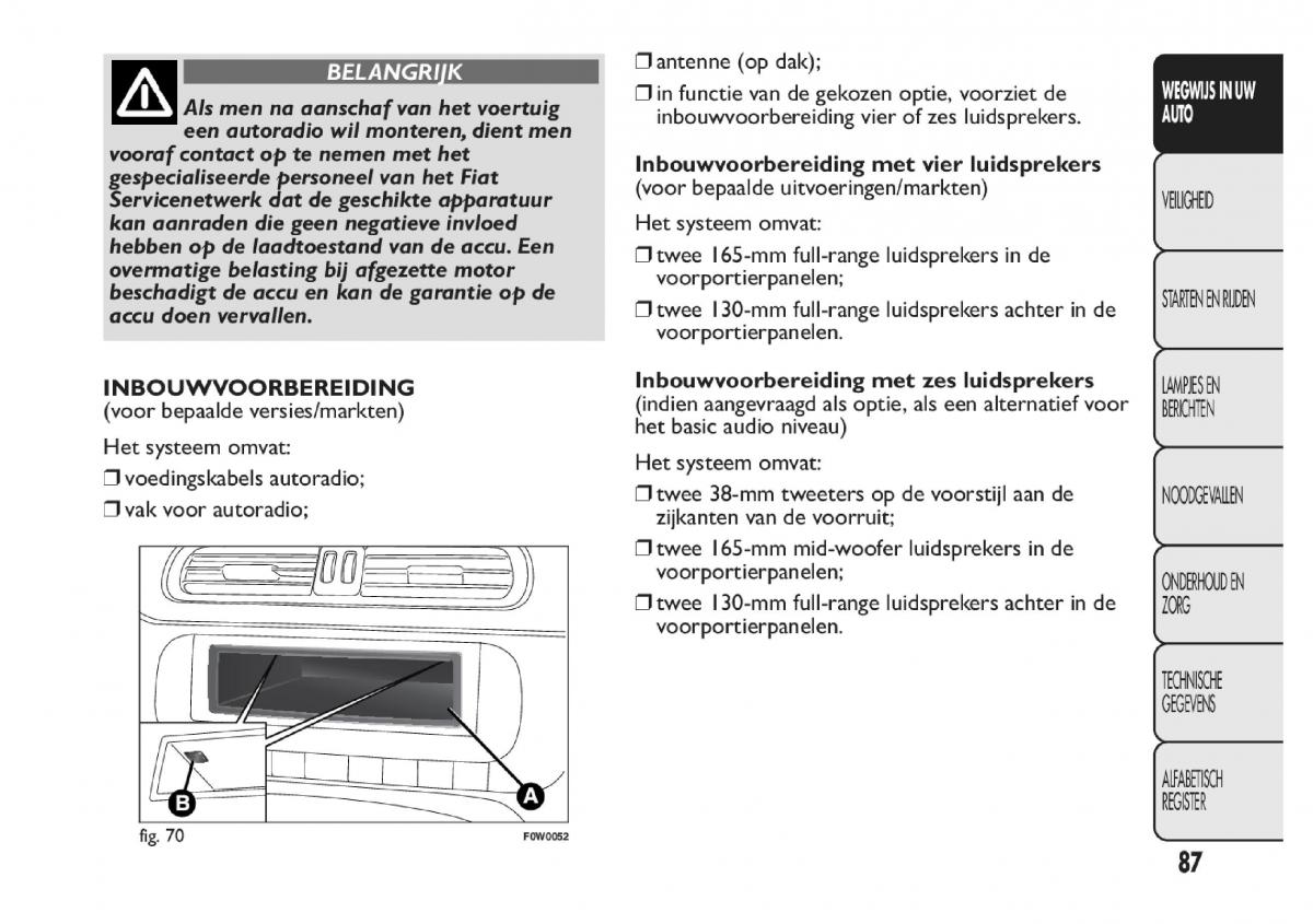 Fiat Panda III 3 handleiding / page 93