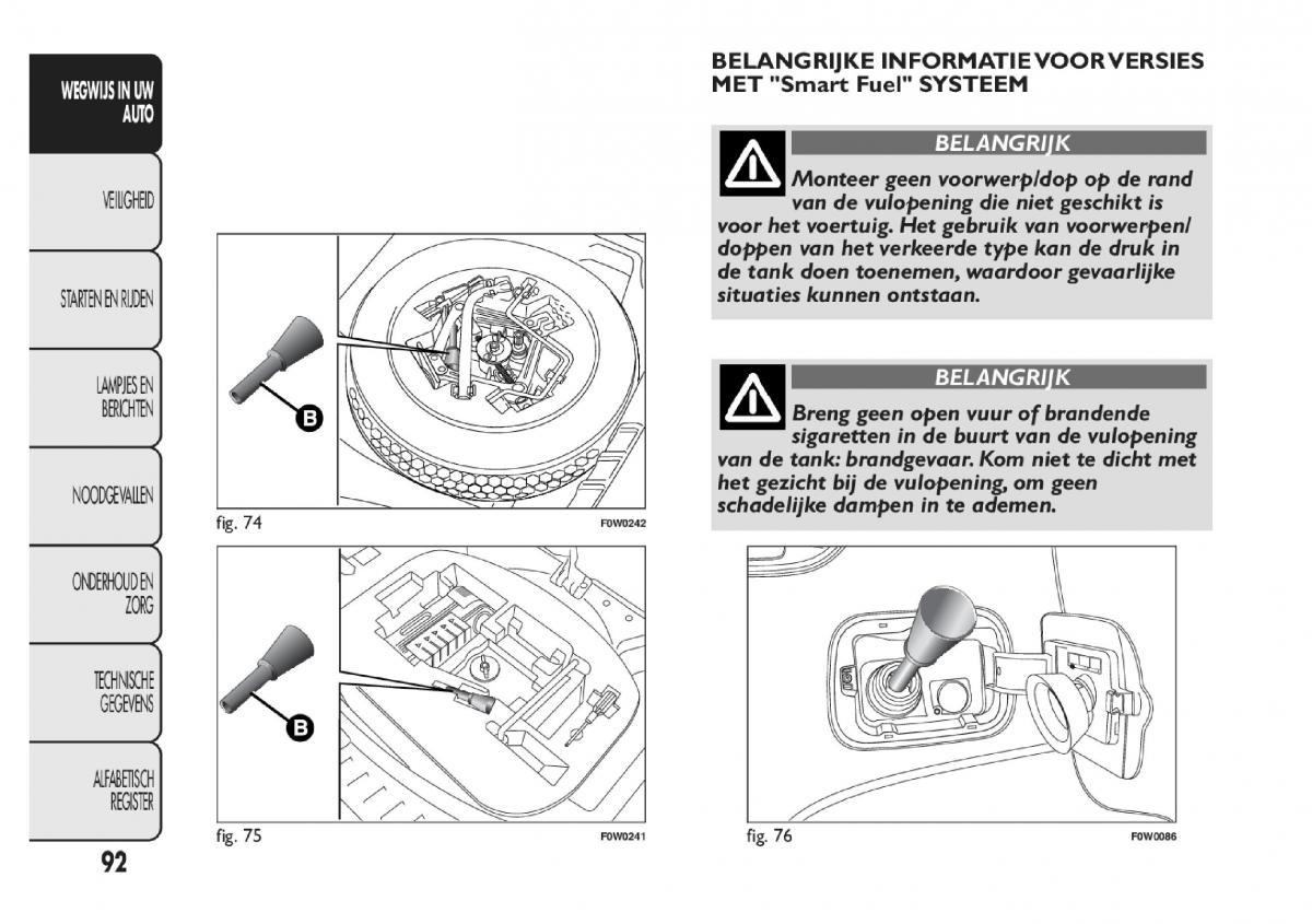 Fiat Panda III 3 handleiding / page 98