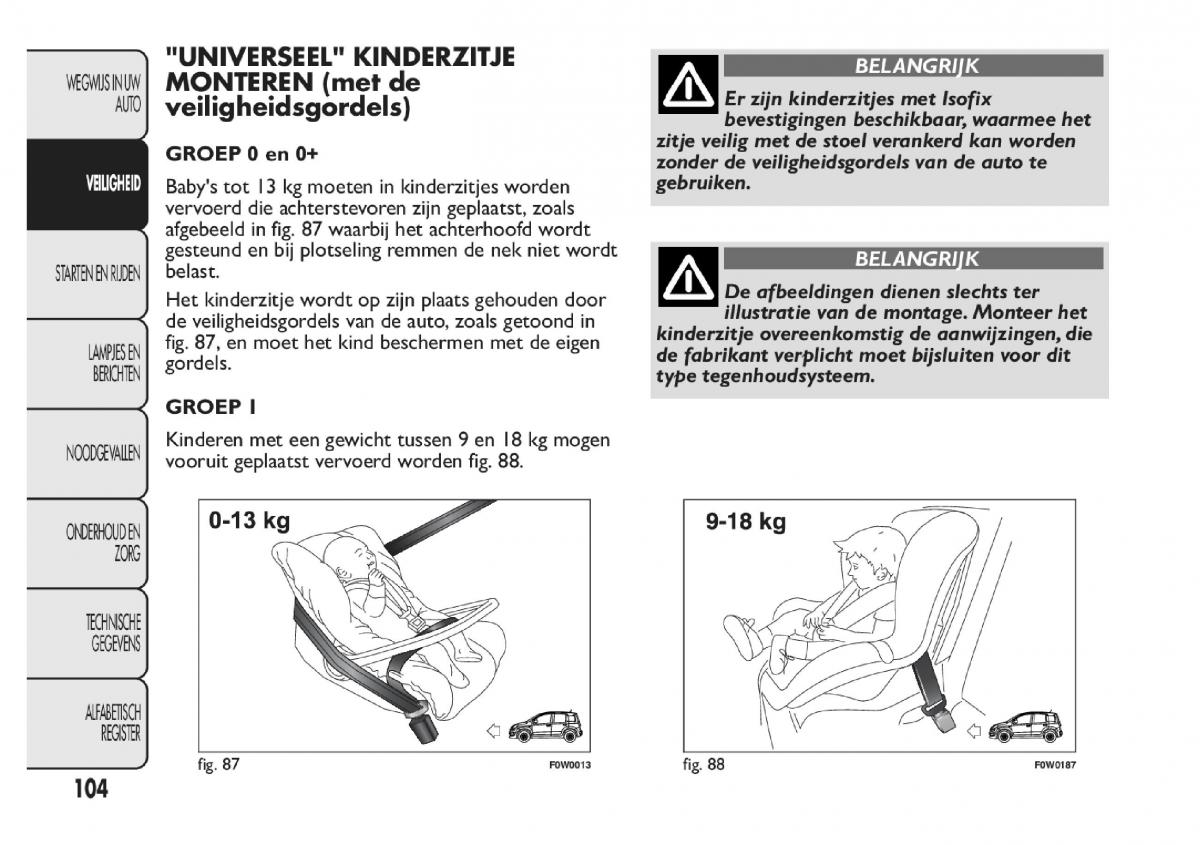 Fiat Panda III 3 handleiding / page 110