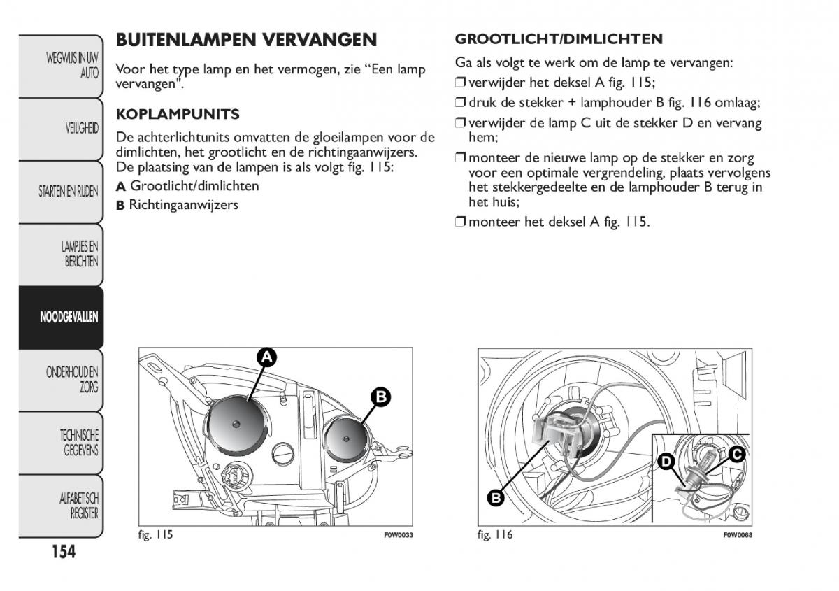 Fiat Panda III 3 handleiding / page 160