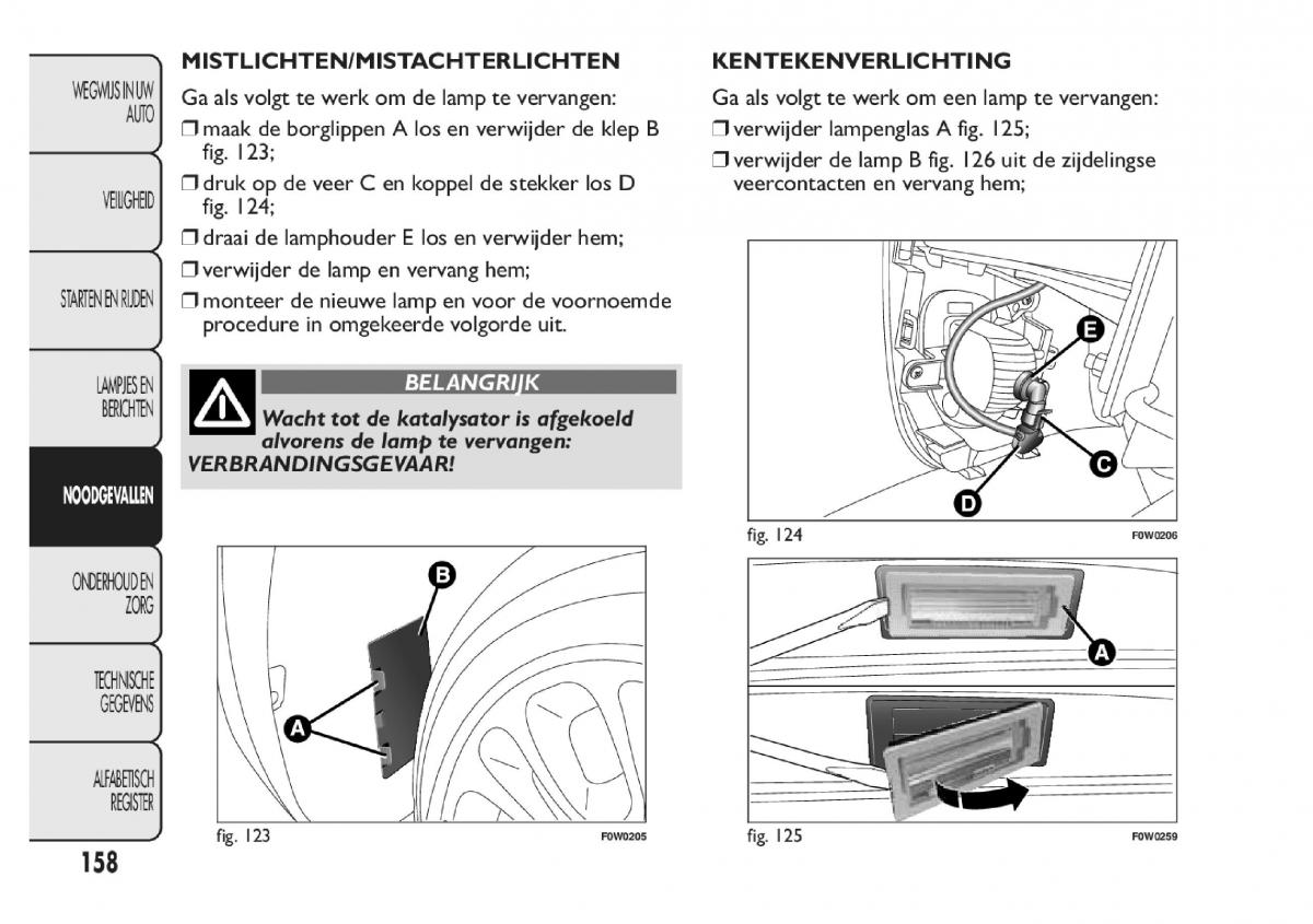 Fiat Panda III 3 handleiding / page 164