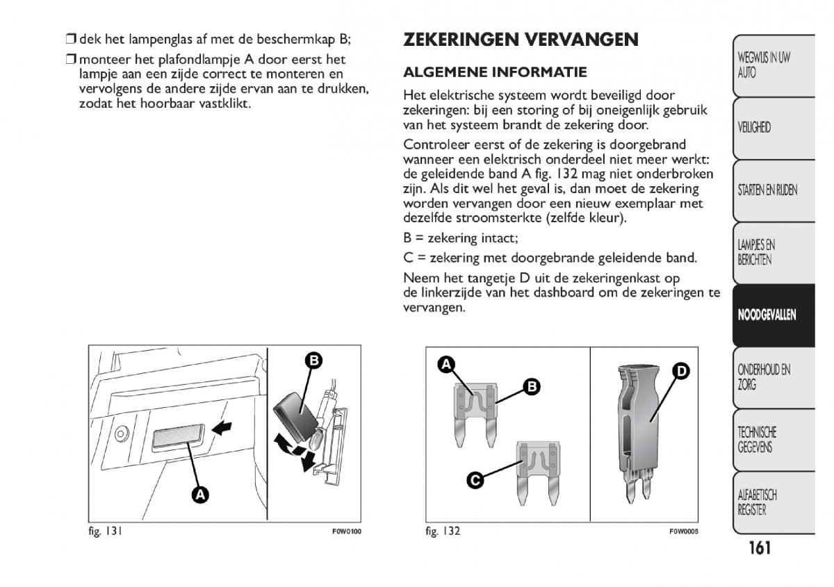 Fiat Panda III 3 handleiding / page 167