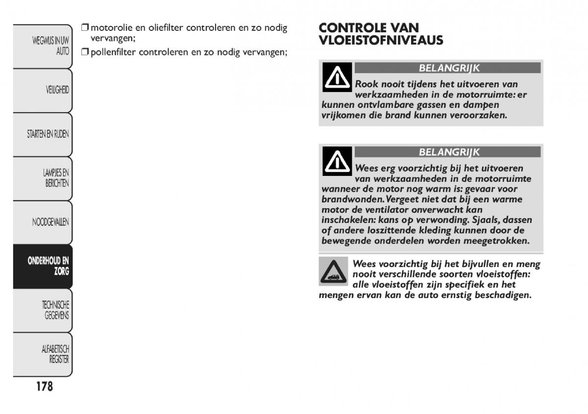 Fiat Panda III 3 handleiding / page 184