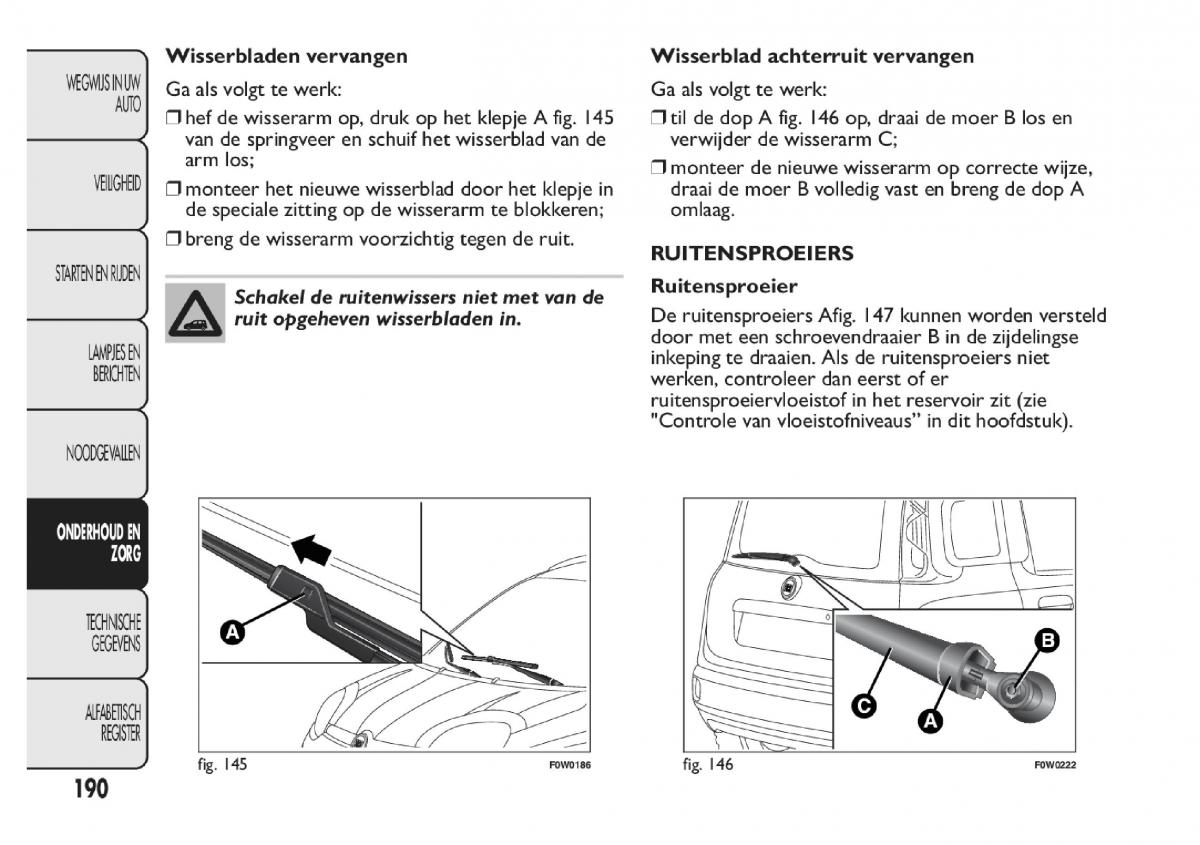 Fiat Panda III 3 handleiding / page 196