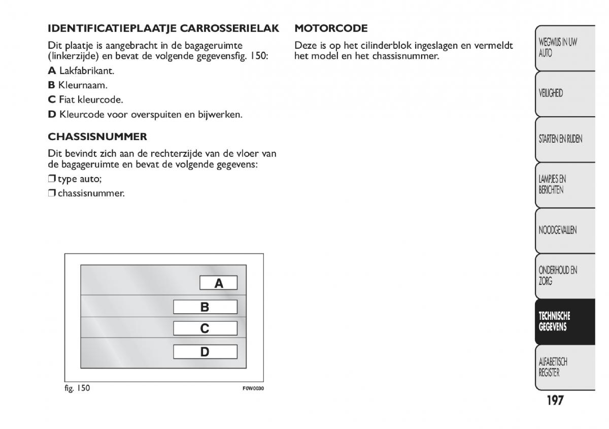 Fiat Panda III 3 handleiding / page 203