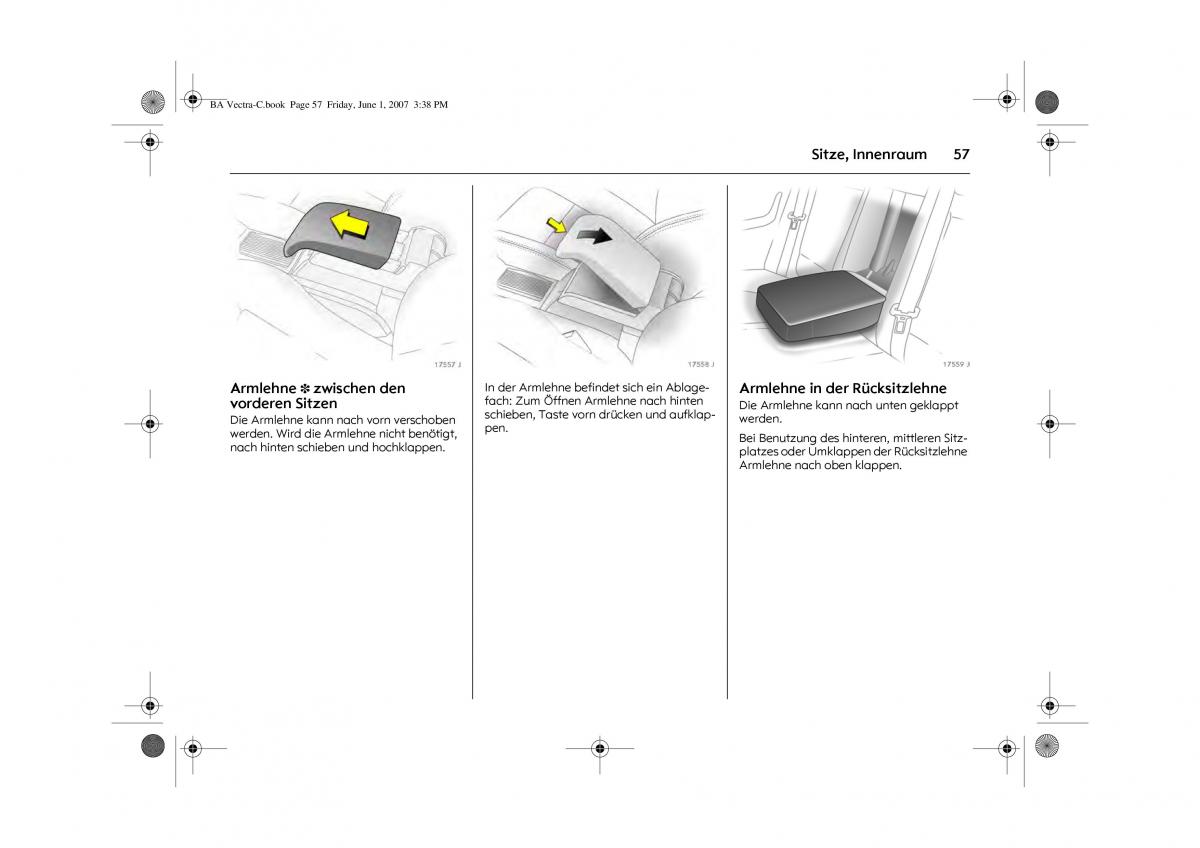 manual  Opel Vectra C Handbuch / page 61