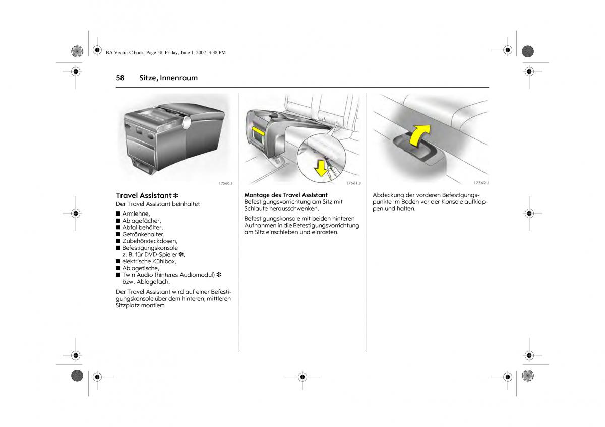 Opel Vectra C Handbuch / page 62