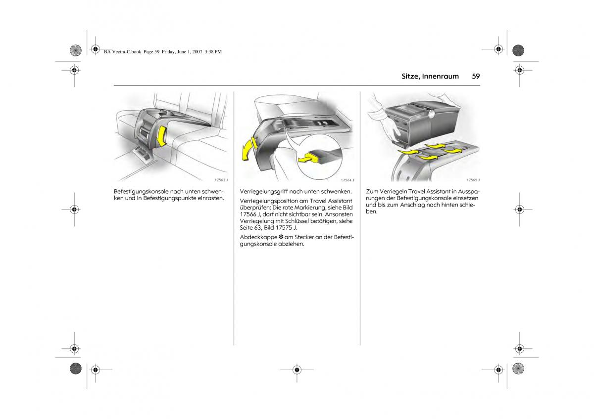 Opel Vectra C Handbuch / page 63