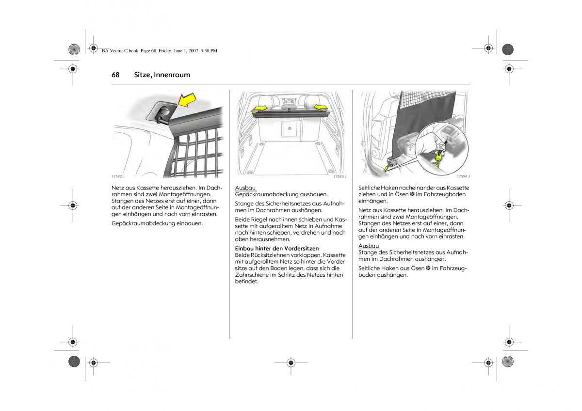 manual  Opel Vectra C Handbuch / page 72