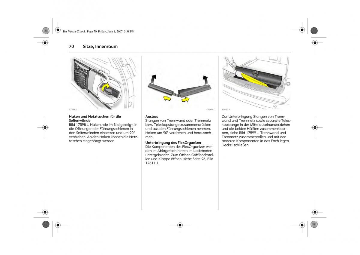 Opel Vectra C Handbuch / page 74