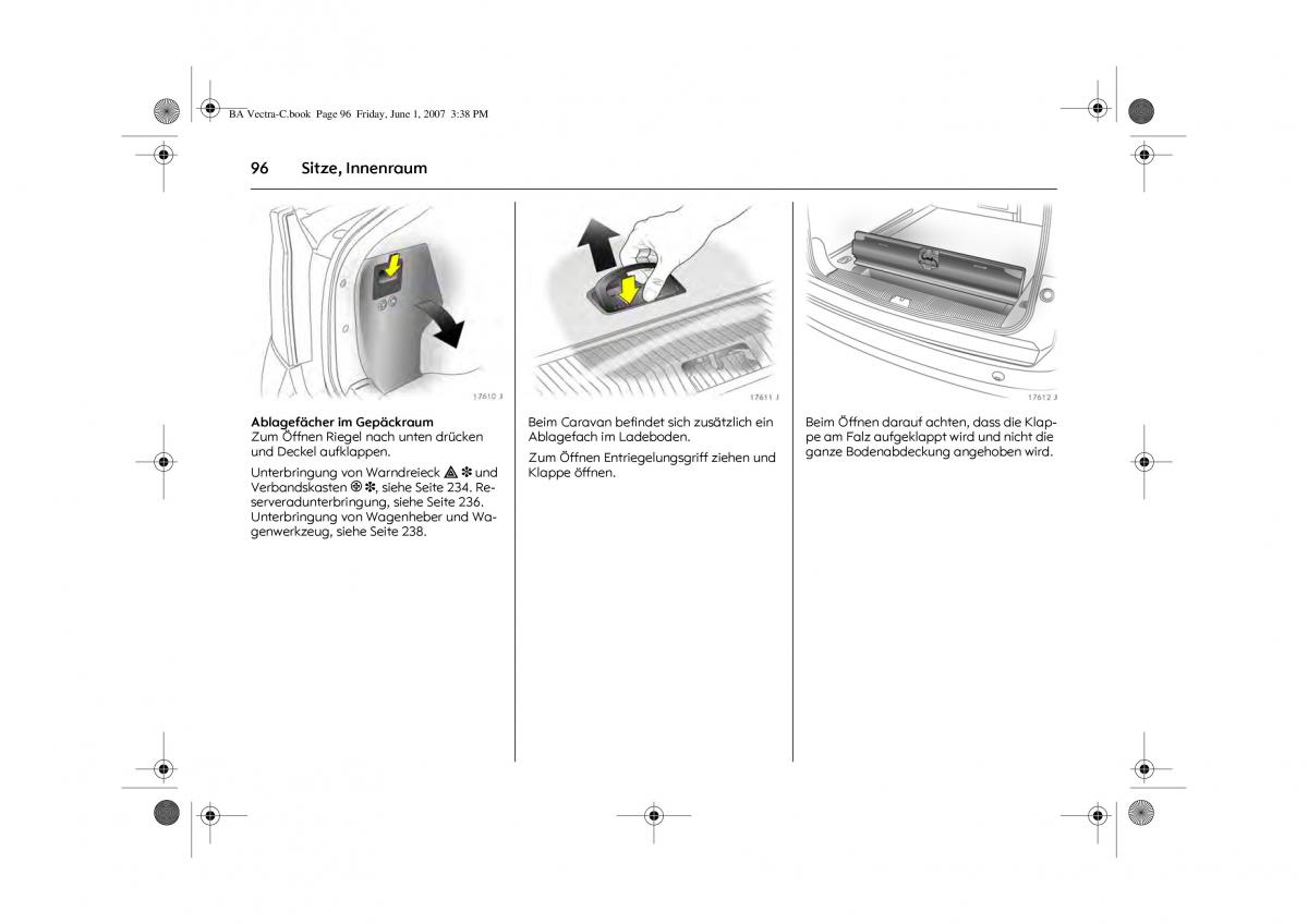 Opel Vectra C Handbuch / page 100