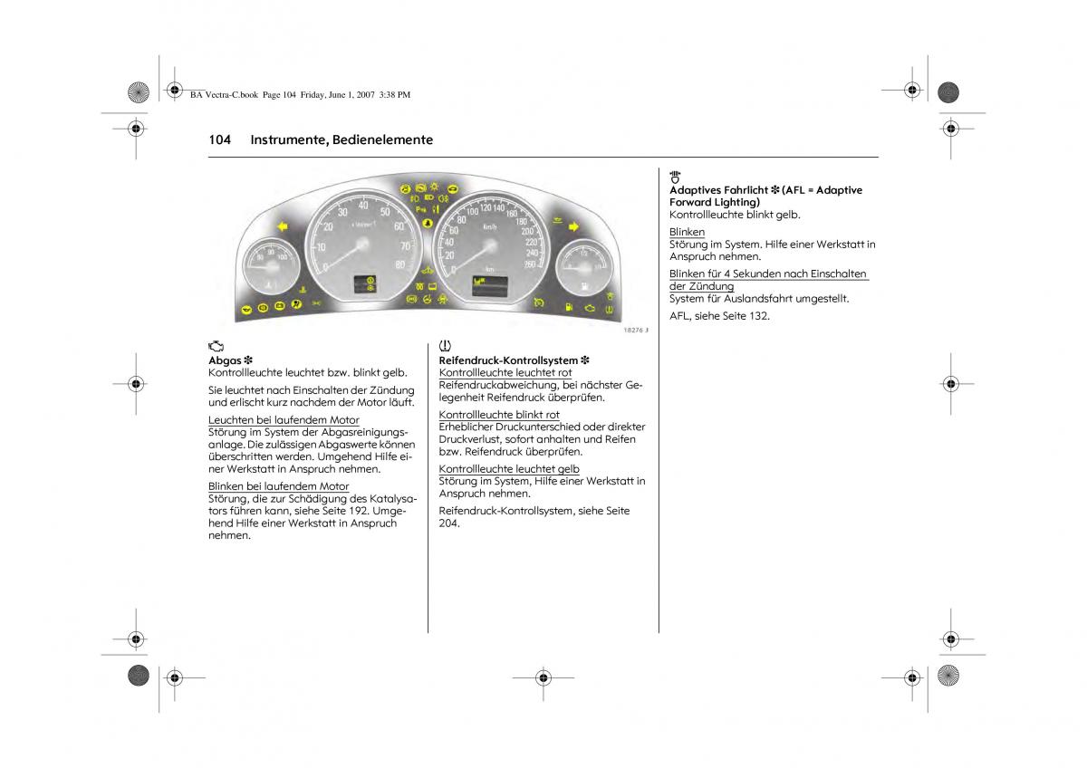 Opel Vectra C Handbuch / page 108