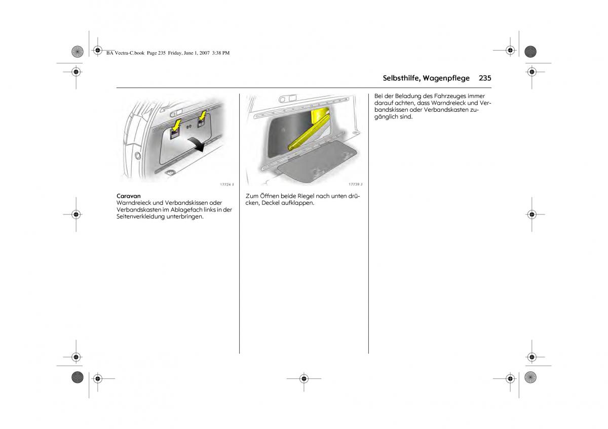 Opel Vectra C Handbuch / page 239