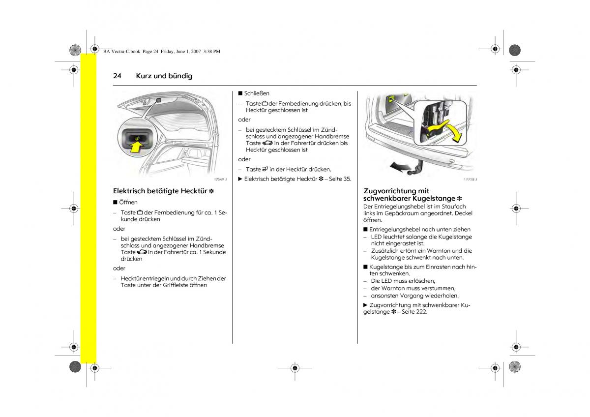 Opel Vectra C Handbuch / page 28