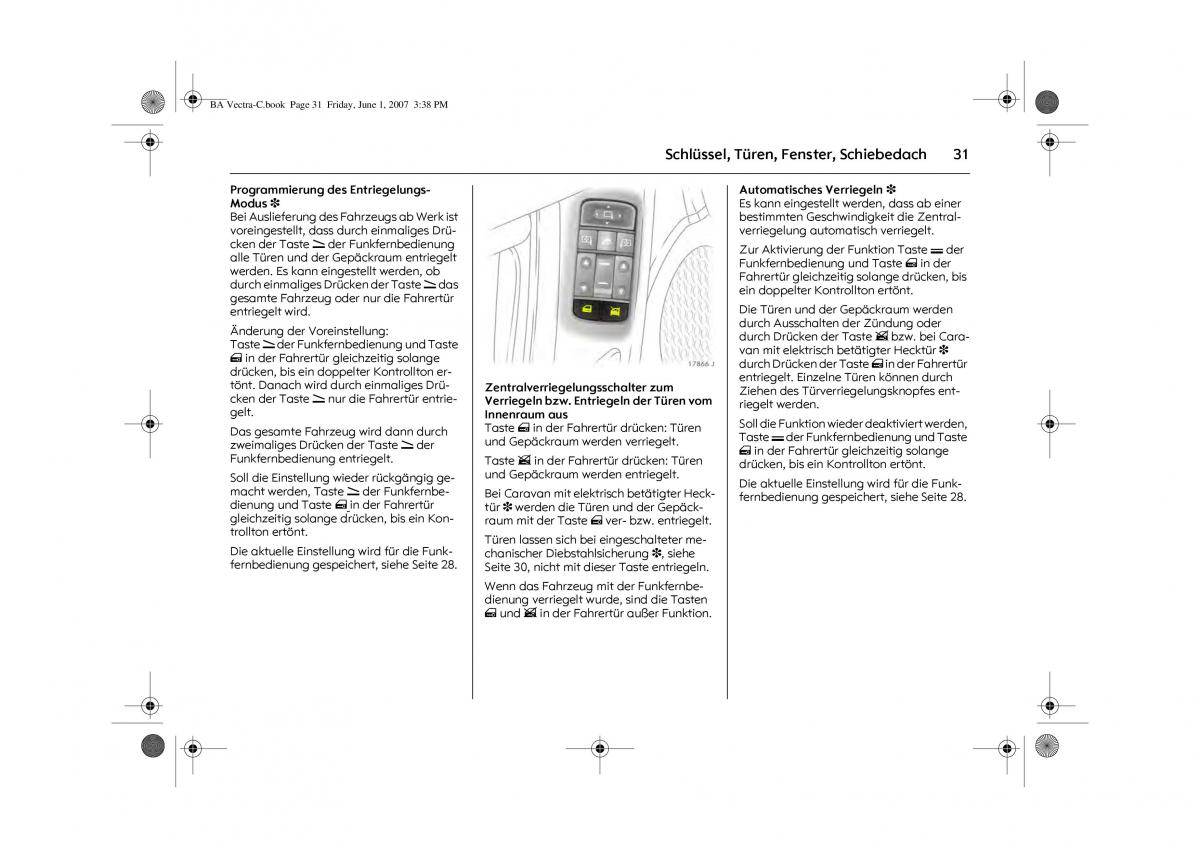 Opel Vectra C Handbuch / page 35