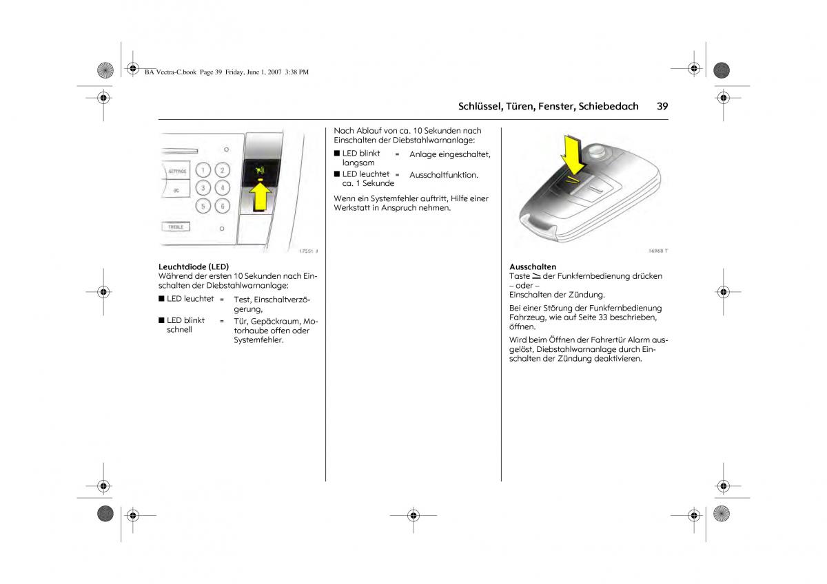 Opel Vectra C Handbuch / page 43