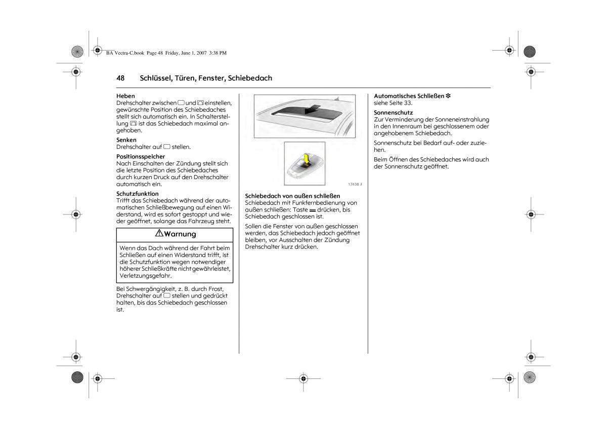 Opel Vectra C Handbuch / page 52