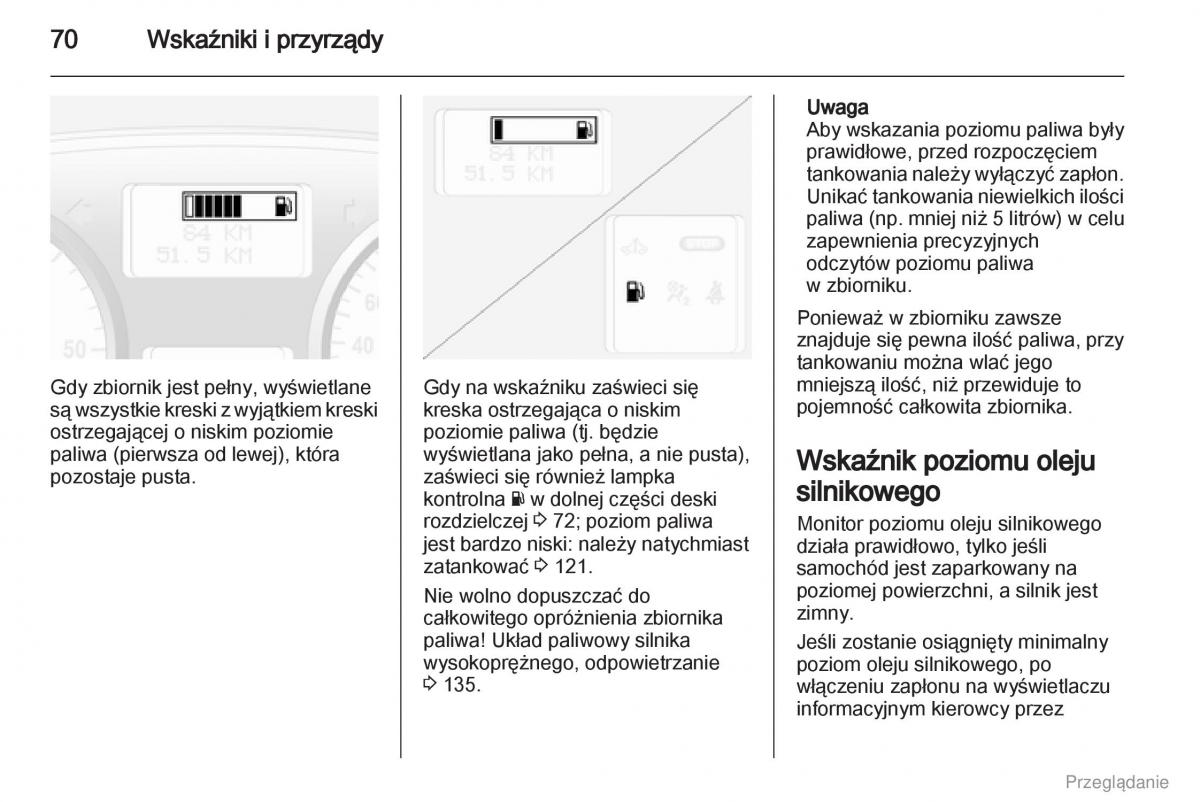 Opel Vivaro I 1 instrukcja obslugi / page 71