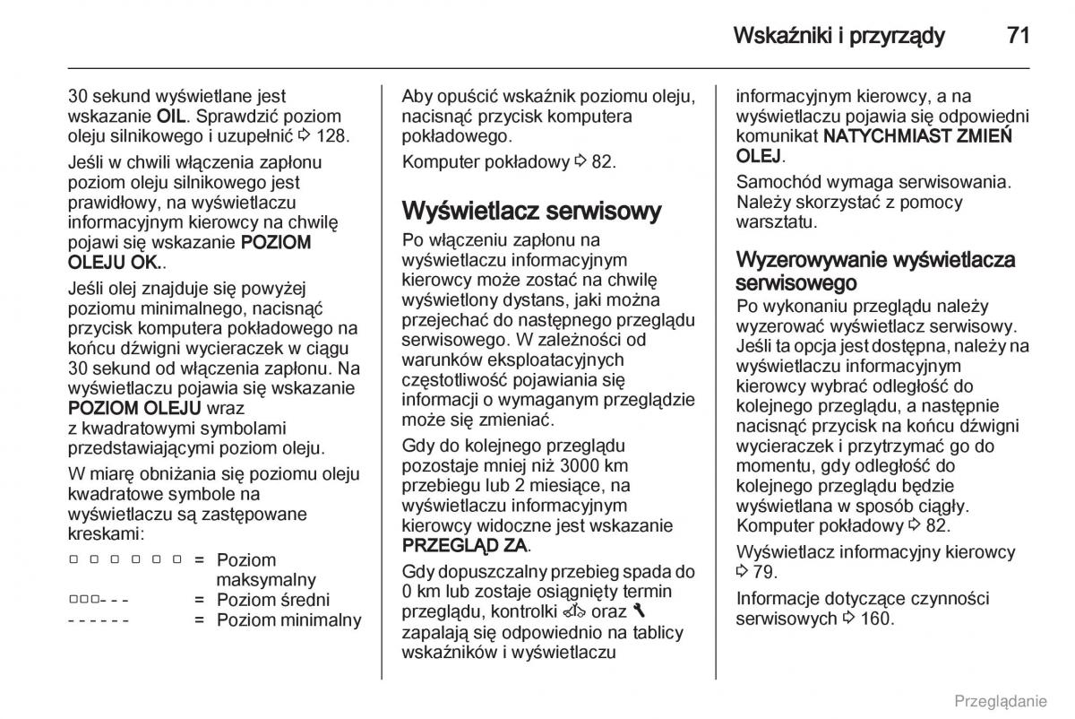 Opel Vivaro I 1 instrukcja obslugi / page 72