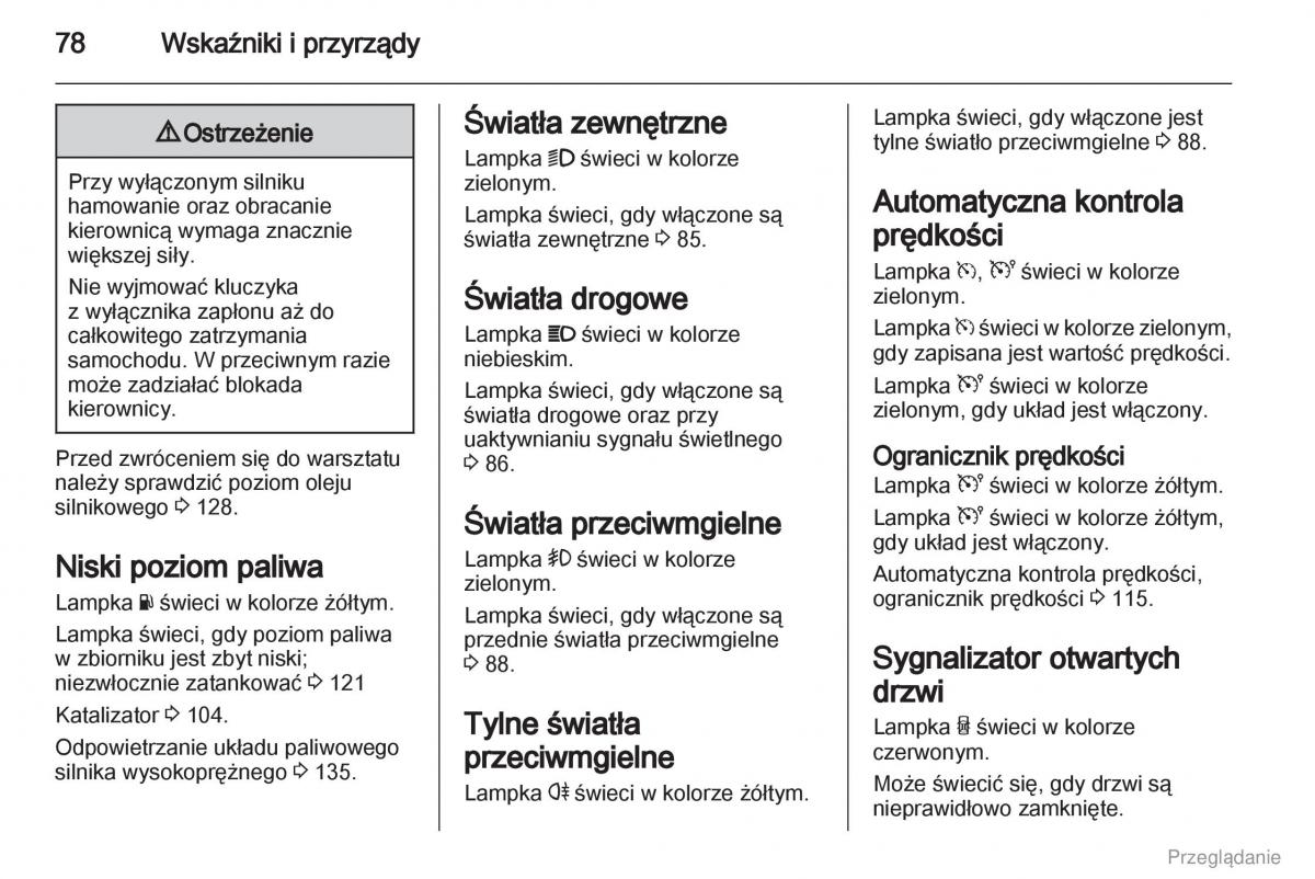 Opel Vivaro I 1 instrukcja obslugi / page 79