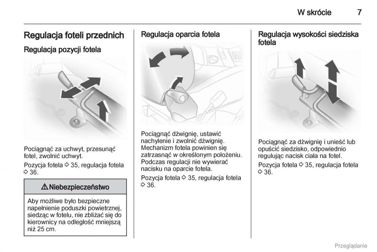 Opel Vivaro I 1 instrukcja obslugi / page 8