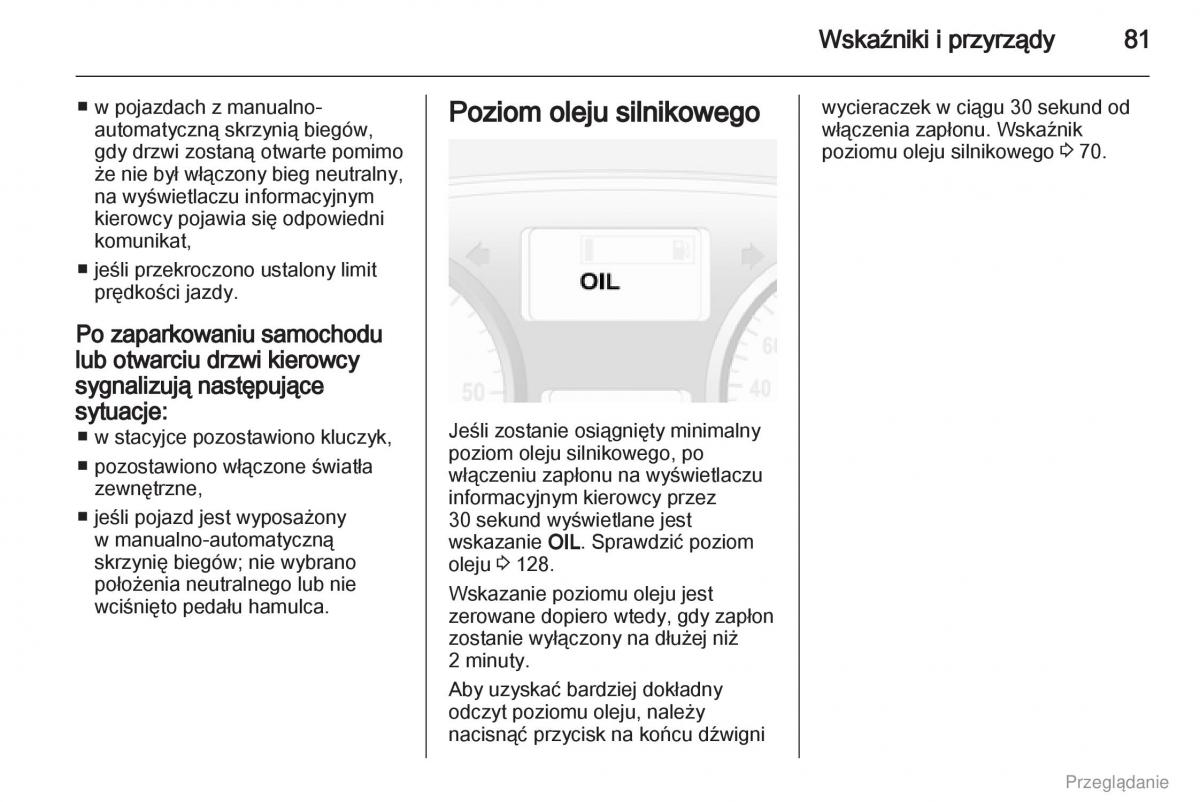 Opel Vivaro I 1 instrukcja obslugi / page 82