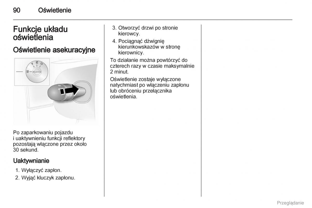 Opel Vivaro I 1 instrukcja obslugi / page 91