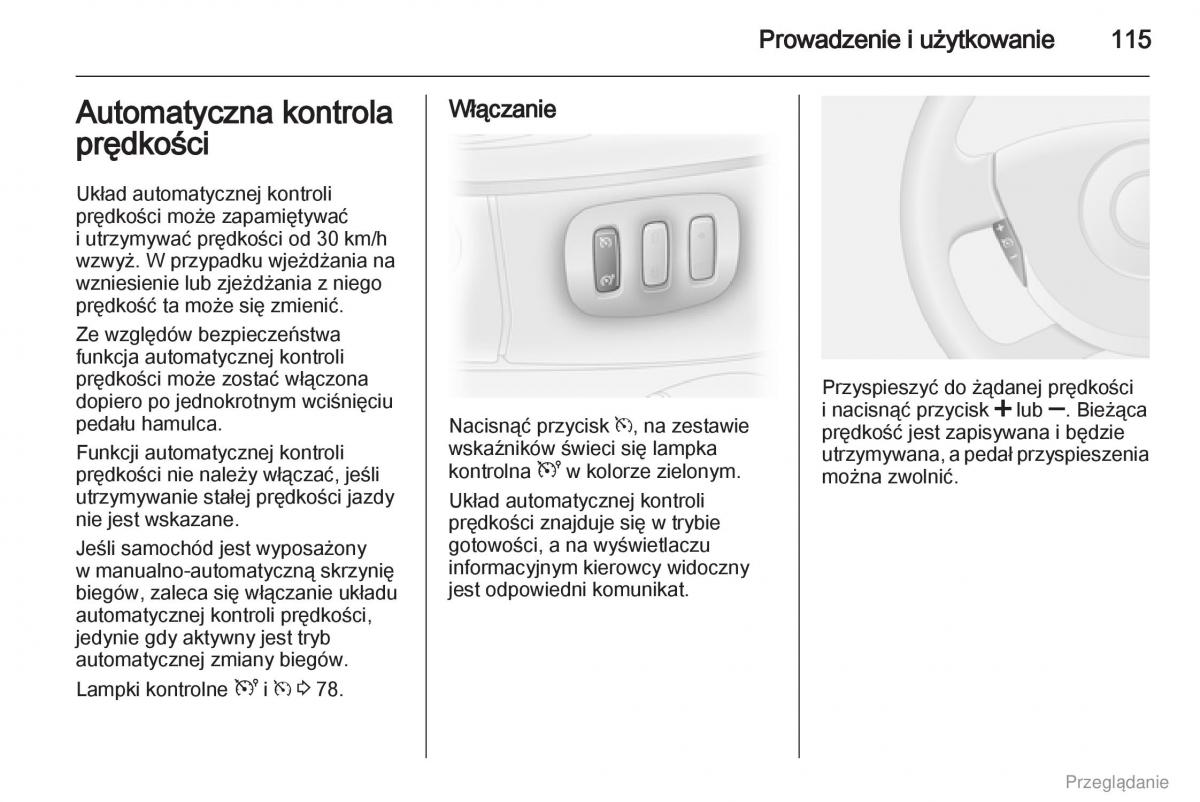 Opel Vivaro I 1 instrukcja obslugi / page 116